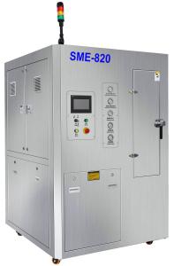 China 4 spray mainflods and 4 knives Poweful spray Stencil cleaning machine with CE approval factory