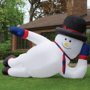 China Massive Inflatable Man Advertising Sprawling Snowman Comercial factory