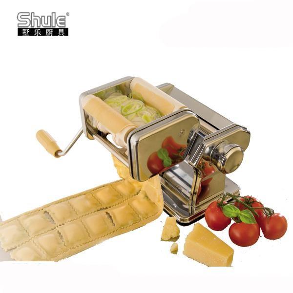 Samosa Empanada Shule Pasta Maker Machine Hand Crank Ravioli Maker 430 SS With