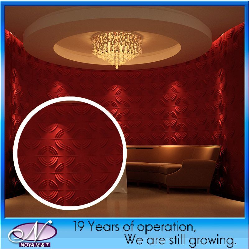 Waterproof Acoustic Sound 3D Panel / Board for Interior Wall Decorative