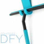 304 316 Stainless steel Blue Short Wiper Blade Room Wiper Shower Squeegee mini