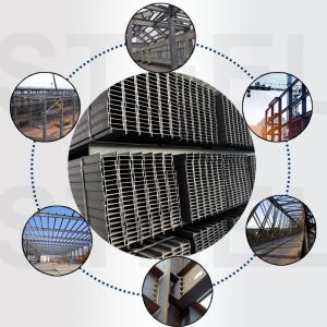 China Non-Alloy H-Channel Steel Structure ASTM Q355 Ss400 ASTM A36 A572 Carbon Steel H Beam for Structural Engineering Bridge factory