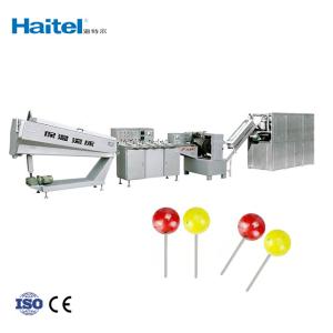 China Die Forming Ball Lollipop Candy Making Machine 3.5kw Rod Insertion factory
