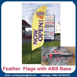 China Custom Advertising Feather Flag Banners Signs factory