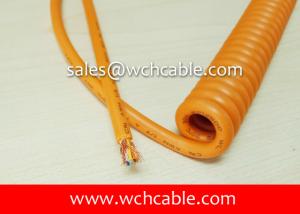 China UL20279 Gas Resistant TPU Sheathed Spiral Cable factory