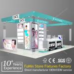 professional acrylic cosmetics display design showcase