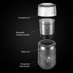 ABS Portable Bean Grinder Stainless steel Safty Lock Electric Home Espresso