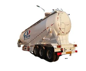China 3 axles 60tons flour cement bulk tank semi trailer tanker truck trailers from producer factory