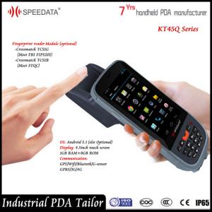 China Biometrics Fingerprint Scanner with Long Range UHF RFID Reader and Barcode Scanner factory