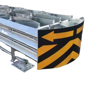 China Inexpensive Traffic Barrier Crash Cushion for Customized Q235 Q345 Highway Guardrail factory
