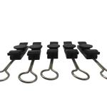 0.5-1.5kn Fiber Wire Clamp Made of 201 or 304 Nylon Material Fiber Optic Metal