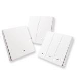 Push Button Zigbee Switch Without Neutral Wire Single Live Smart Switch 2 Gang
