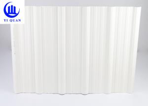 China Waterproof Plastic Roof Tiles Sheet Yiquan Corrugated Pvc Roofing Sheets factory