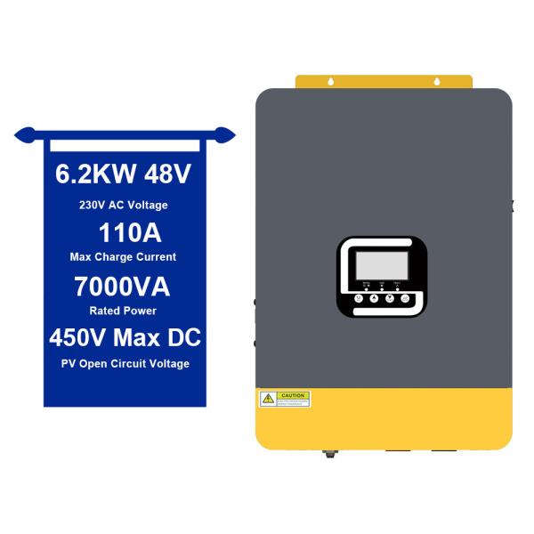 China 6200W 48VDC Home Solar Inverter With Pure Sine Wave Output Overload Protection factory