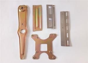 China Yellow / White Galvanized Sheet Metal Stamping Parts For Hardware / Book Case factory
