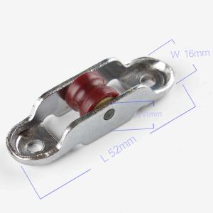 China Stainless Steel/Iron 16mm Width Single Wheel Sliding Window Pulley Wheel for OEM Logo factory