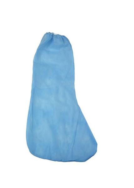 Hygiene Non Woven Shoe Cover , Blue Shoe Covers Disposable Against Cross