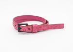 PU Embossing Kids Dress Belt , Black Buckle Girls Waist Belt 95 - 100cm Length