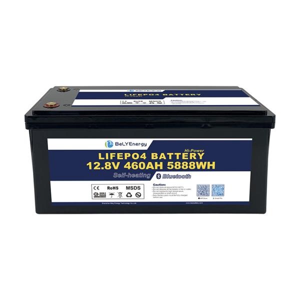 IP65 Waterproof Protection Portable 12V 460Ah LiFePo4 Long Life Battery For