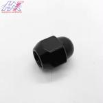 Volvo Hexagon Cap Nut High Dome/Acorn Head M8X1.25 Grade 10 Black Oxidized