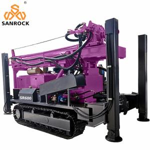China Portable Water Well Drilling Machine 600m Depth Borehole Hydraulic Water Drilling Rig factory