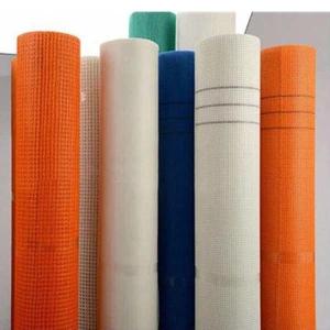 China Orange Alkali Resistant EIFS Fiberglass Mesh 4x4mm factory
