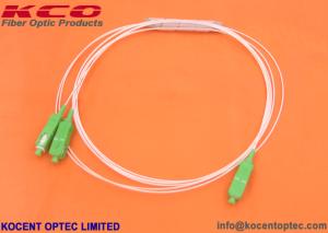 China 2 Way Fiber Optic Cable Splitter 1x2 PLC 1.0m LSZH LC APC Durable Tube factory