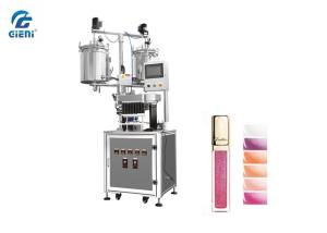 China SUS304 Mascara Cosmetic Lip Gloss Filling Machine With Double Tanks factory
