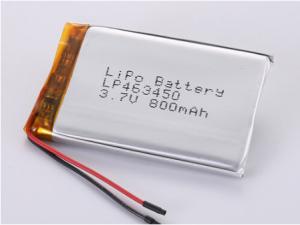China LP463450 3.7V 800MAH Li-polymer Battery CE Certificates OEM ODM Supported Chemical Composition factory