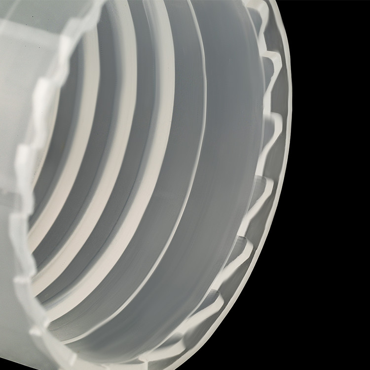 20/410 20mm Flip Top Plastic Bottle Caps Clear For Shampoo Body Lotion Cleanser