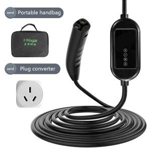 China EV Charger E-Mingze Fast Charging Portable 32a 7kw T-Esla Charger Waterproof factory