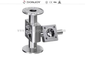 China 1/2 Inch Multi port Stainless Steel Diaphragm Valve , Welding Connecion 3 port valves factory