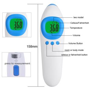 China Professional Ir Digital Forehead Thermometer / No Touch Baby Thermometer factory