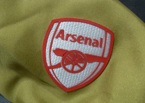 China T Shirt Flock Logo Custom Clothing Patches Heat Transfer Clothing Labels factory