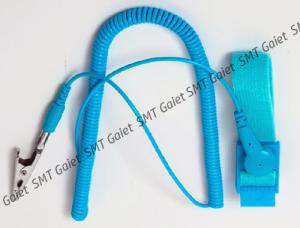 China Blue Color Esd Wrist Strap Stretching About 3M factory
