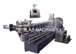 China Double Screw Plastic Compounding Machine For Making PET Bottle Pellets factory