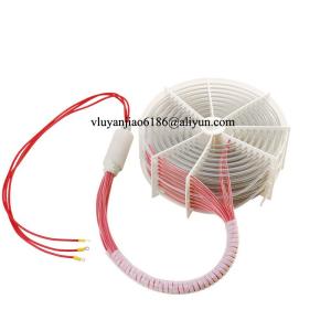 China Industrial Coil Shaped Teflon PTFE Electric Immersion Heater For Photovoltaic factory