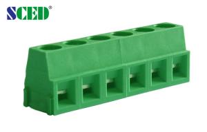 China Pitch 5.08mm 300V 10A 2P - 24P Euro type Raising series Screw terminal block factory