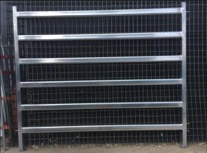 China Safety Animal Livestock Fence Panels , Horse Corral Panels 2.1mL*1.8mH Size factory