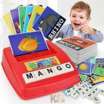 English Card Letter Machine Children'S Puzzle Early Education Picture Reading