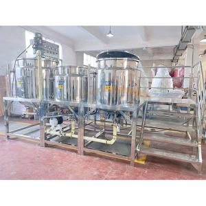 China SUS304 Cosmetic Mixing Tank factory