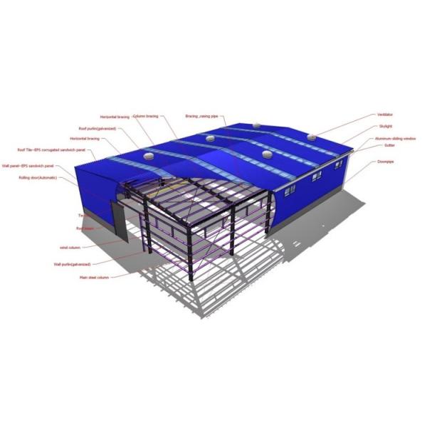 Customizable Prefabricated Steel Structure Building with Insulation