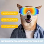 Dog Sunglasses Pet Glasses Eye Wear for Snow Beach Motorcycle Dog Goggles Breed
