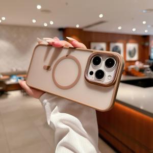 Slim Magsafe Phone Case Shockproof Hard PC Phone Case Translucent