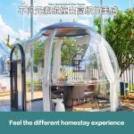 PC mobile Internet celebrity restaurant Bubble room Outdoor homestay Transparent