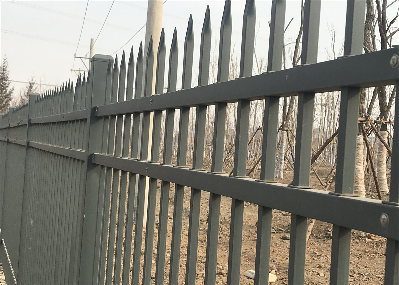 Wholesale Custom Designed Aluminium Garrison Fence Panels for Garden Fencing