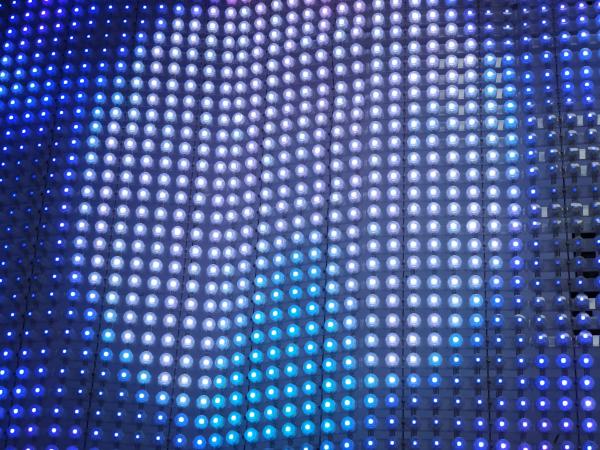 Outdoor Pixel Full Color LED Point Light Source Display Mesh Screen IP67