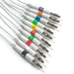 Compatible for Welch Allyn EKG Cable AHA Banana for PCR 100 Resting ECG, SE-PRO