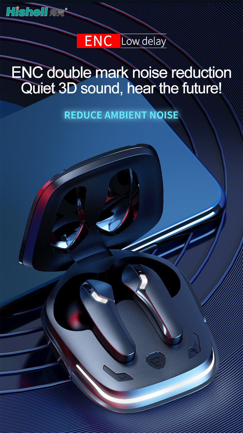 Multicolor ENC Noise Isolating Earphones Waterproof Practical