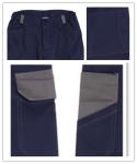 230 GSM 65% Polyester 35% Cotton Unisex Dark Blue Twill 2/1 Pants Pocket Cover